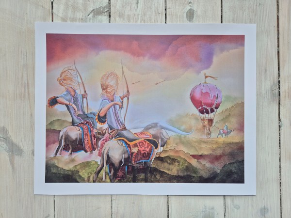 Affisch 30x40 - Kurir i träsk - Bild 2