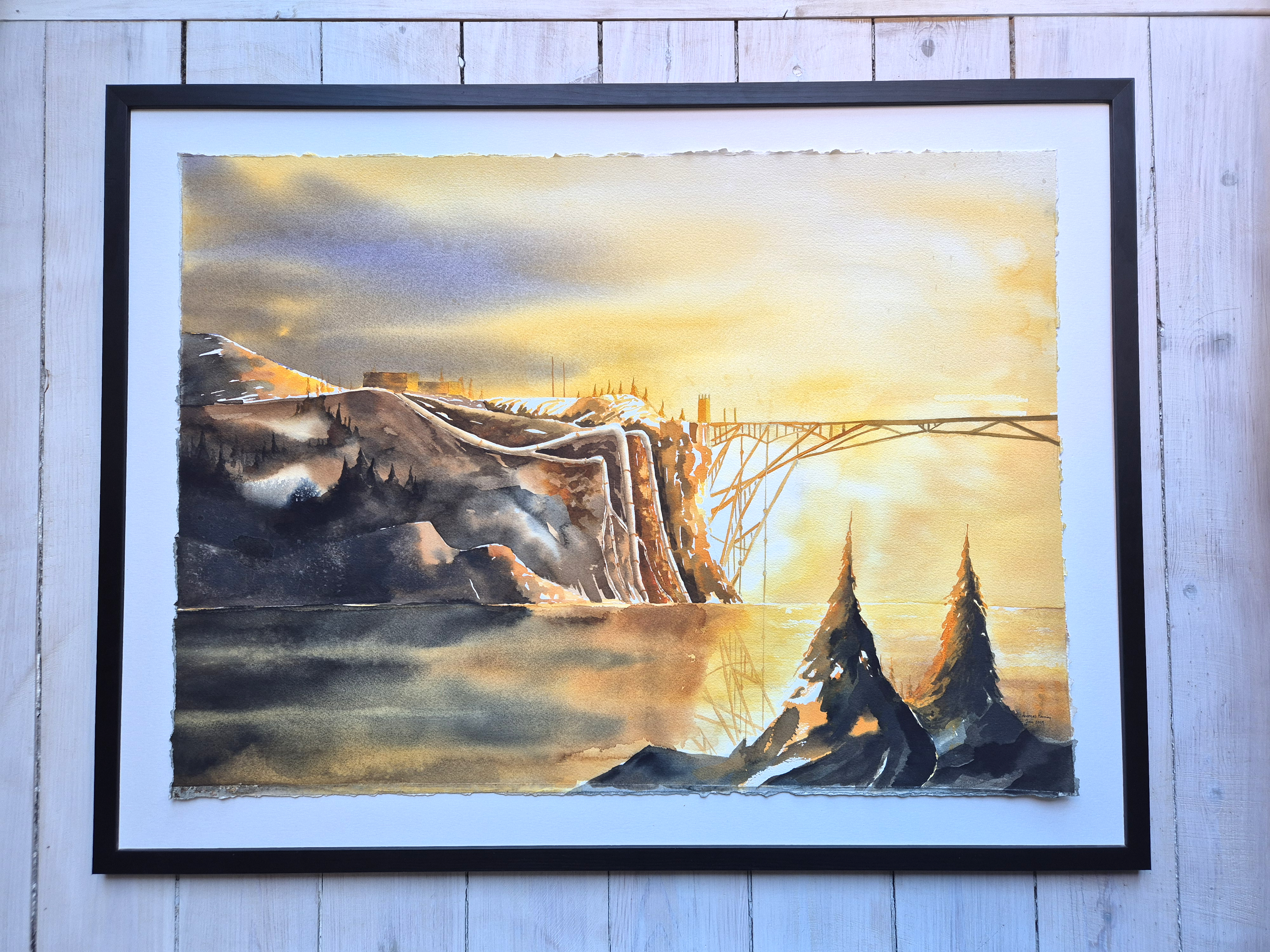Sunrise at toxic waste dump, 50x70 cm - Bild 3