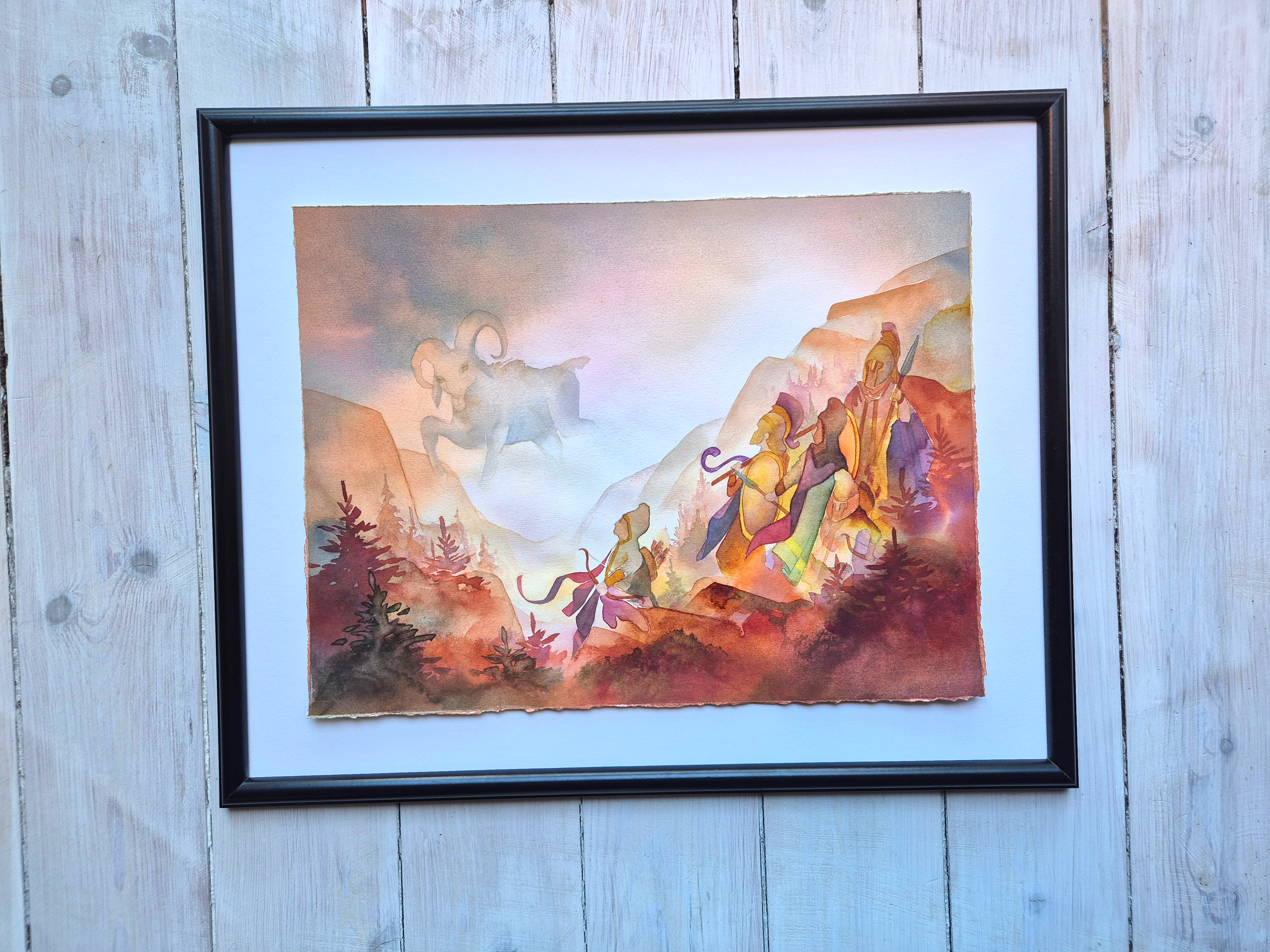 Vilsna greker möter getfadern, 30x40 cm - Bild 3