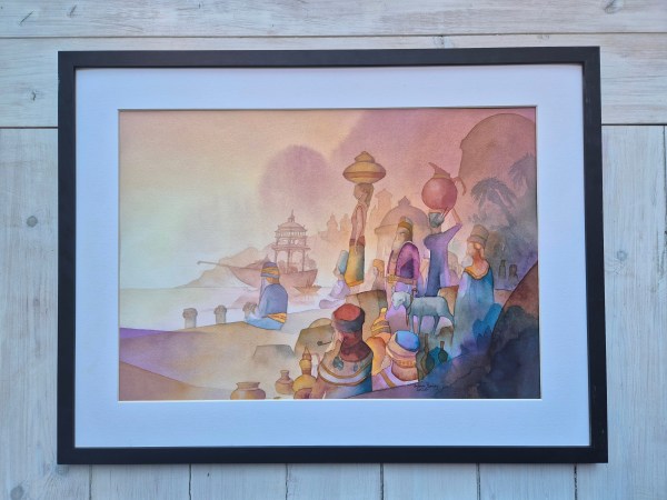 Arbetslösa krukmakare i Araqaba, 35x50 cm - Bild 3