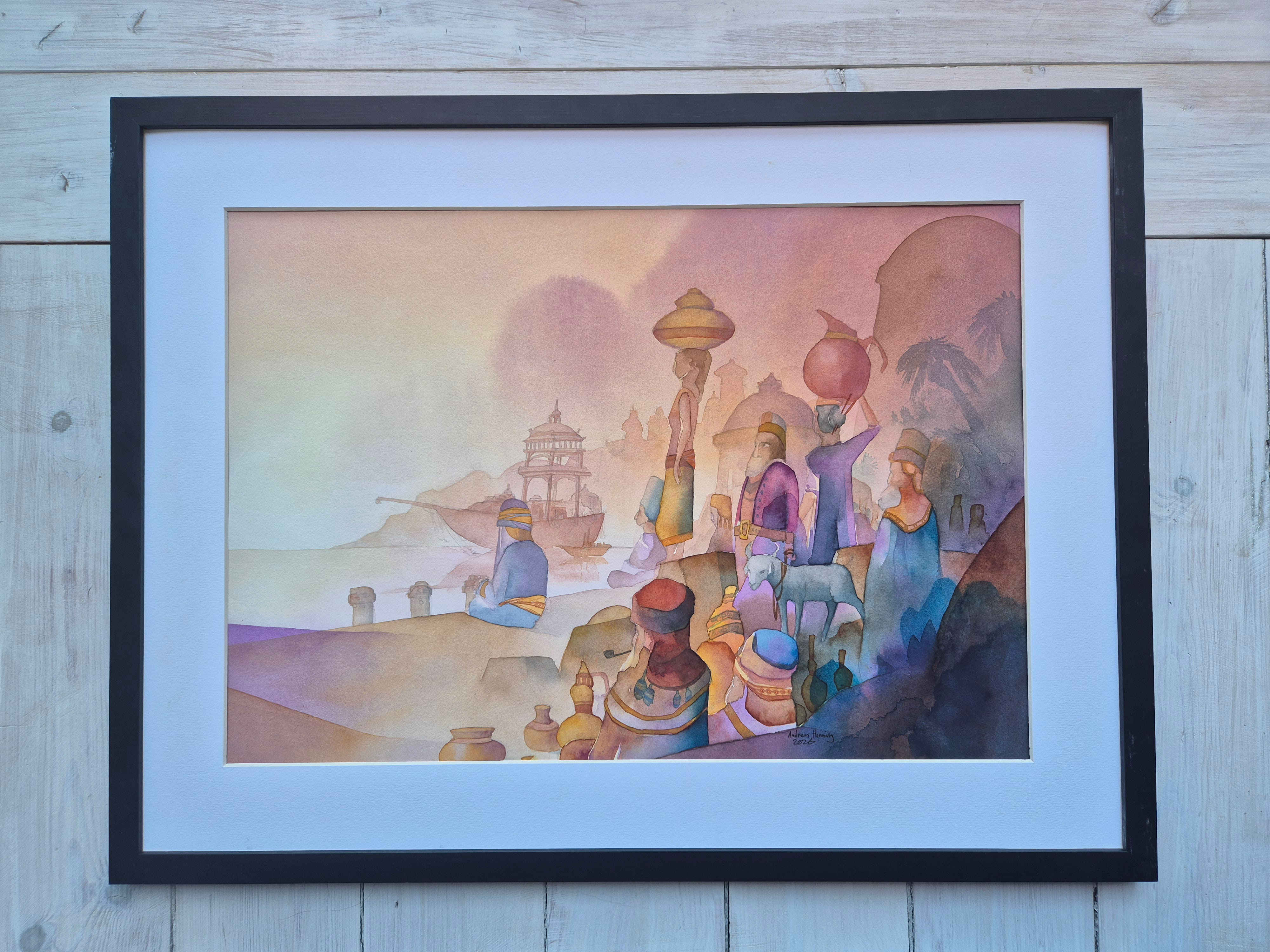Arbetslösa krukmakare i Araqaba, 35x50 cm - Bild 3